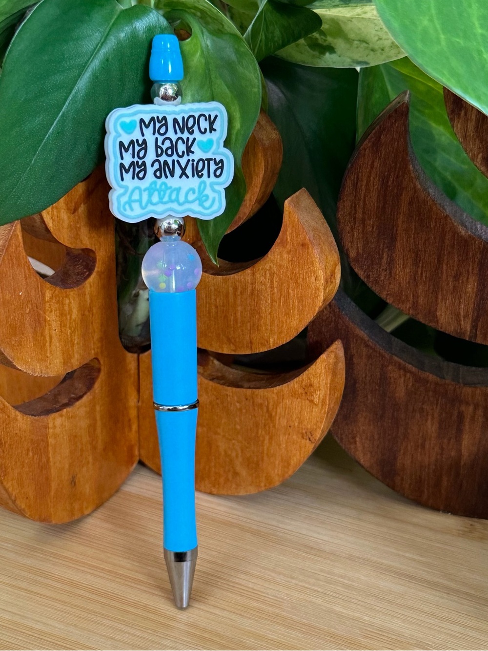 ✨ Handmade Beaded Pen Silicone Pen | Stylish Everyday Writing + Refill✨